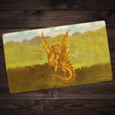 Gold Wyrmling Dragon Playmat