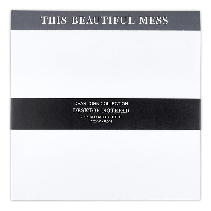 This Beautiful Mess Chunky Square Notepad Block | 7.25