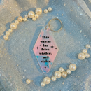 This Woman Has Drive Wisdom and Vision Iridescent Keychain