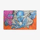 Authority Of A Blue Mage Playmat