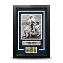Thurman Munson Home Plate Collision NY Yankees 8x10 Framed Baseball Photo with Engraved Autograph