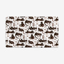 Gouache Black Cats & Coffee Playmat