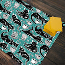 Gouache Black Cats & Coffee Playmat