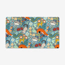 Textured Woodland Pattern Playmat