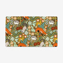 Textured Woodland Pattern Playmat