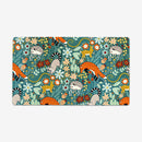 Textured Woodland Pattern Playmat