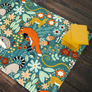 Textured Woodland Pattern Playmat