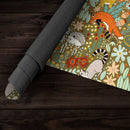 Textured Woodland Pattern Playmat
