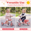 Convertible Toddler Trike with 86° Limited Steering Angle