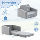 2-in-1 Children’s Convertible Sofa to Lounger-L