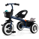 Toddler Tricycle with Adjustable Seat and Storage Baskets for 1.5-5 Years Old