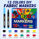 Personalized Unicorn Coloring Doodle Blanket with 12 Fabric Markers
