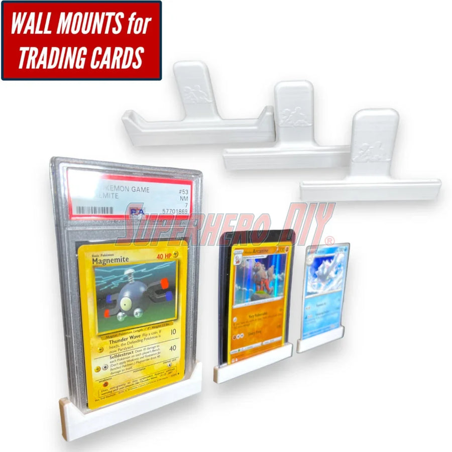 Trading Card Wall Mounts | Display your Trading Cards with ease, fits PSA graded, CGC graded or BGS slabs