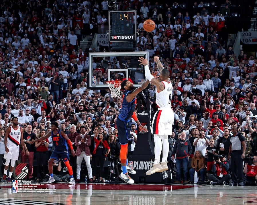 Damian Lillard Portland Trail Blazers Game-Winning 3-Point Shot v. Oklahoma City 8
