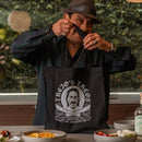 Black Canvas Tote with Machete Logo