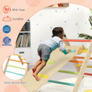 3-in-1 Climbing Set Foldable and Adjustable Kids Triangle Set