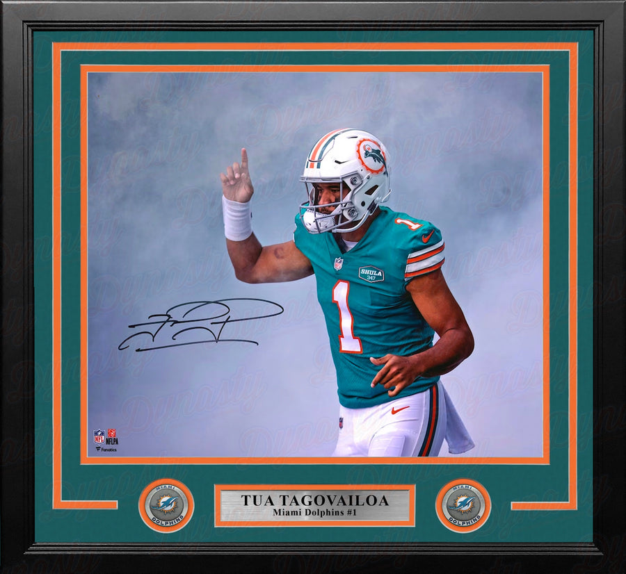 Tua Tagovailoa Entrance Miami Dolphins Autographed 16