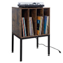 Turntable Record Player Stand with Power Outlets