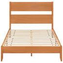 Full Bed Frame with Headboard and Solid Wood Legs