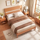Full Bed Frame with Headboard and Solid Wood Legs