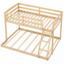 Twin Over Full Bunk Bed Low Floor Bunk Bed Frame