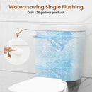 Two-Piece Round Toilet with 17.5 inch ADA Comfort Chair Height Seat