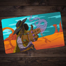 Finger Gun Slinger Woman Playmat