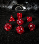 Kraken Dice Cracked Glass 7pc Dice Set