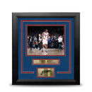 Tyrese Maxey Playoff Celebration Philadelphia 76ers 8" x 10" Framed Photo with Engraved Autograph