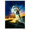 Back to the Future "Classic Movie Art" Limited Edition Commemorative Print (with protective toploader)