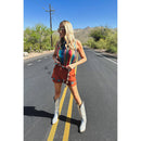 Ultra Soft Velvet Shorts "The Queensmans Mesa" Western Style