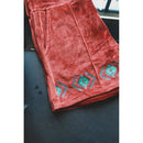 Ultra Soft Velvet Shorts "The Queensmans Mesa" Western Style
