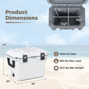 Ultra-Light Injection Molded Cooler 53 QT Hard Ice Chest