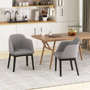 24 Inch Bar Stools Set of 2 with Backs and Footrests