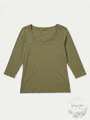 Lauren Ralph Lauren Womens Ersilla Elbow Sleeves Top, Size Large