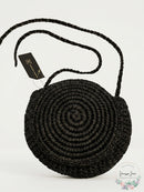 INC International Concepts Straw Circle Crossbody