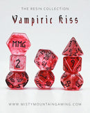 Vampiric Kiss Resin Dice Set
