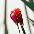 Velvet Claws Anatomical Heart Hair Clip | Red Heart Shaped Claw Clip