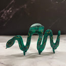 Velvet Claws Cleopatra Green Snake Hair Claw