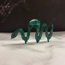 Velvet Claws Cleopatra Green Snake Hair Claw