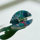 Velvet Claws Disco Ball Hair Clip | 70s Retro Claw Clip in Velvet Travel Bag