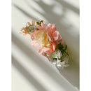 Velvet Claws Floral Hair Clip | Perfect Peach Petals | Claw Clip in Velvet Travel Bag