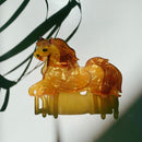 Velvet Claws Golden Horse Hair Claw