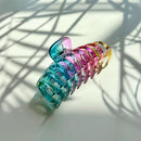 Velvet Claws Hair Claw | The Lobster in Glossy Translucent Rainbow