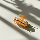 Velvet Claws Hair Clip | Cherries in Crystal Orange Hair Claw