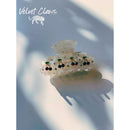 Velvet Claws Hair Clip | Cherries in Crystal White Hair Claw