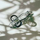 Velvet Claws Hair Clip | Coquette Bow in Black Hair Claw