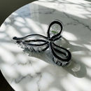 Velvet Claws Hair Clip | Coquette Bow in Black Hair Claw