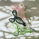 Velvet Claws Hair Clip | Coquette Bow in Pink Hair Claw