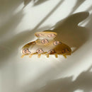 Velvet Claws Hair Clip | Cowgirl Hat in Gold Hair Claw